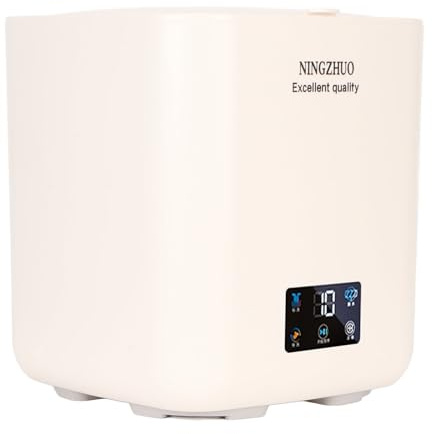 Petite Machine à Laver, Laveuse Automatique Compacte de 7 L, Séchage Rotatif à écran Tactile LCD pour sous-vêtements Petits Articles pour Dortoir, (Beige)