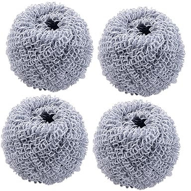 LALAFINA 4stücke Küchenbürstenkopf Aus Weichem Polyester Für Effektive Reinigung Geeignet Für Topfreinigung Und Geschirrspülung Mit Guter Reinigungswirkung Und Einfacher Handhabung