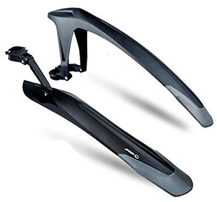 Fahrrad Schutzblech,Schutzbleche Mountainbike 24 26 27.5 29 Zoll MTB Radschützer weiche Gummi TPE-Fahrrad-Frontheckflügel for Fahrrad-Schlammschutz Mountainbike Fender Zubehör ( Color : Front and rear