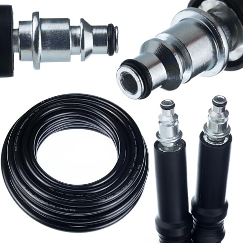 Rosfix Hochdruckschlauch 15 m – Ersatzteil für Hochdruckreiniger Bosch AQT & Aquatak | Quick Connect System | 200 bar, 60 °C | Nylonverstärkt, PVC-Mantel | Druckschlauch
