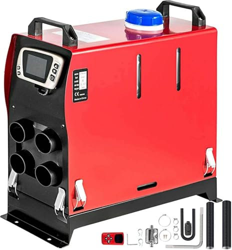 LYJYUJIE Calefaccion Estacionaria 24V Calefaccion Diesel 5KW con Control Remoto & Monitor De Termostato LCD para Motor De Camiones De Coche-Inicio Barco~/