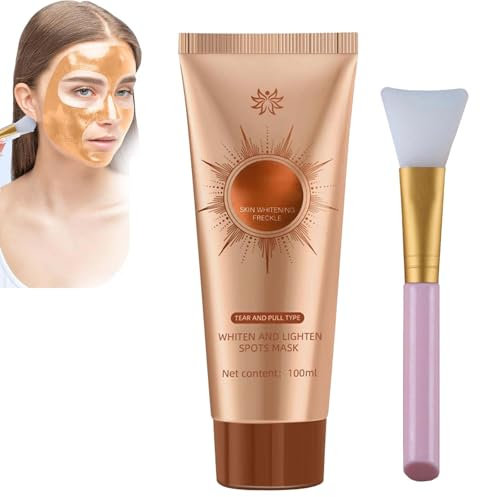 Parowu Aufhellende und Fleckenentferner Gesichtsmaske,Aufhellende Kräutermaske,Herbal Spots Peel Off Gesichtsmaske,Anti Falten Peel Off Gesichtsmaske,Tiefenpflege&Porenverengung,für Alle Haut (1PC)