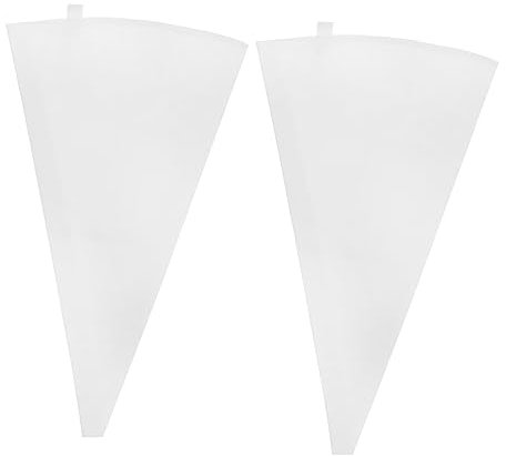 OFFSCH 2 Pack Reusable Fabric Piping Bag Pastry and Cake Decorating Tool Safe and for Baking
