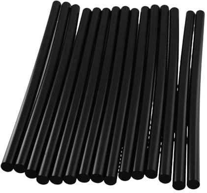 Turodeuo 15Pcs Hot Glue Sticks, 270 X11mm Black Hot Melt Glue Sticks for Car Body Dent Repair Remover Crafts DIY Projects