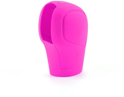 Copricambio Copertura Pomello Cambio Automatico In Silicone Per Auto, Pomello Cambio Antiscivolo, Impugnatura Cambio Universale, Materiale Non Combustibile Coprileva del cambio(Pink)