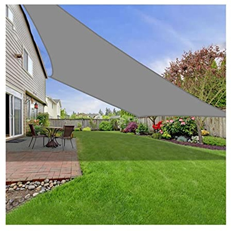 Toldo rectangular resistente con 2 toldos de tela Oxford 300D para exteriores, patio, césped, jardín, cochera, piscina, pérgola, color gris