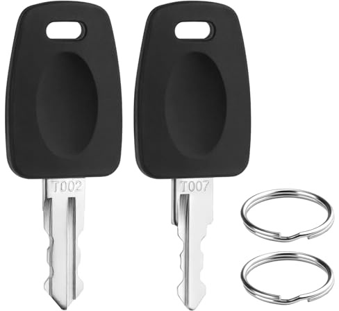 2 Stück Compatible with TSA Schlüssel, Tragbar und Leicht Hauptschlüssel für Gepäckschlösser, Universalschlüssel für Gepäck tsa002 & tsa007 Kofferschlösser