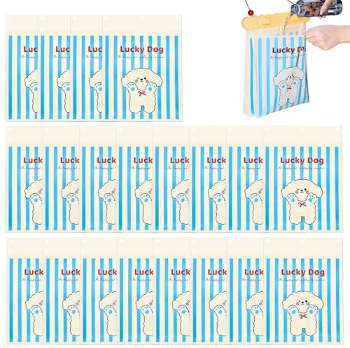 Bolsas de basura para coche, de basura para vehículo con diseño de perro, de basura portátil para asiento, interior, asiento trasero, viajes, camping, al aire libre