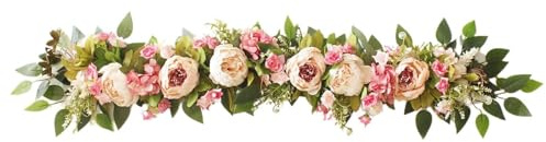 Cuifati Elegante Nuziale Artificiale Multicolore Fiori Festone Floreale in Seta Realistica per Festa di Nozze 2 Pezzi (370.00)