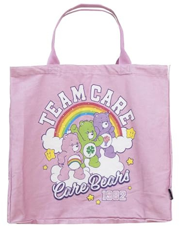 Bolsa Shopping Care Bears Ligera y Práctica - Bolsa de Tela Para Compras con Diseño de Care Bears, Reutilizable y Cómoda de Llevar