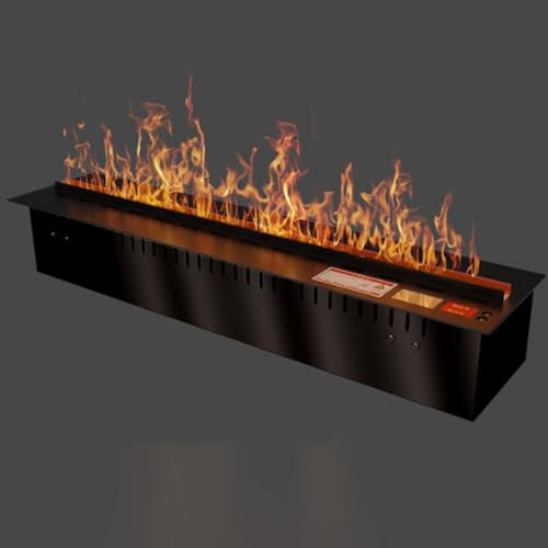 Chimenea de vapor de agua con control de aplicación, llamas multicolor ajustables para decoración de interiores
