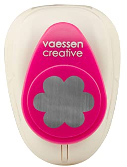 Vaessen Creative Craft Paper Punch - Flower - 2,3 x 2,5 cm - Circle Cutter for Crafting and Card Making