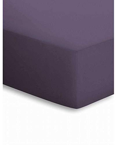 schlafgut Spannbetttücher Mako-Jersey 50041 Pflaume - 465