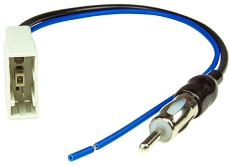 tomzz Audio 1538-000 Antennenadapter GT13 DIN kompatibel mit Nissan Navara Pathfinder Tiida Qashqai Juke Honda CR-V Civic Jazz