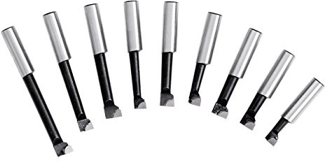 WABECO Bohrstangen Set Schaft-Ø 10 mm für Ausdrehkopf Ausbohrkopf Bohrstahl