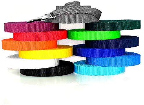 Hunde Design Standard Schleppleine Neongrün 15m