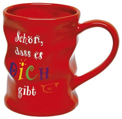 Knittertasse - Schön, dass es Dich gibt - Keramiktasse