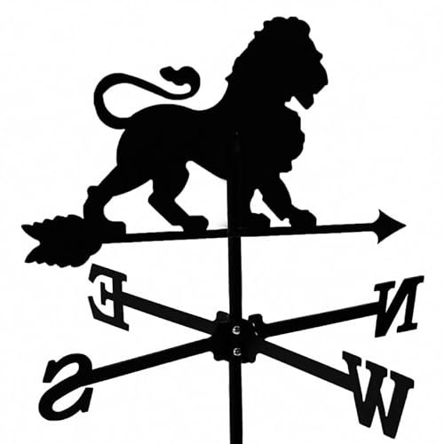 Girouette Lion en fer forgé petit modèle