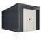 wasabi Stark - Casetta da giardino in metallo, grigio Antracite, 6,6 m2, 279 x 238 x 203 cm