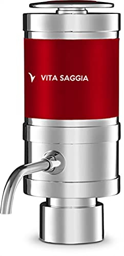 Aeratore elettrico per vino – Aeratore per vino e spiriti – Macchina portatile per rubinetto da vino personale – Funzionamento a batteria – Dispenser automatico compatto – Decanter per vino –