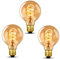 NUODIFAN Ampoule Edison Vintage E27, 3 pièces Ampoule Led Rétro Dimmable 4W Lampe LED Blanc Chaud 2700K Ampoule Led E27 Idéale pour l'éclairage nostalgique et rétro de la maison Café Bar
