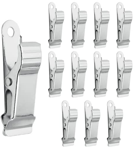 Litoexpe 12 Pcs 1/2 Inch Mini Metal Spring Clamps Alligator Clips