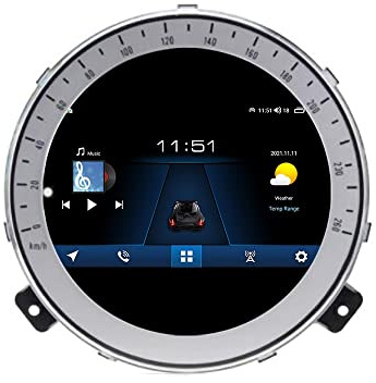 WOSTOKE Original Style Android Car Navigation Stereo Dash Kit GPS Auto Tablet Multimedia Player Headunit Radio Replacement ForBMW Mini Cooper R56