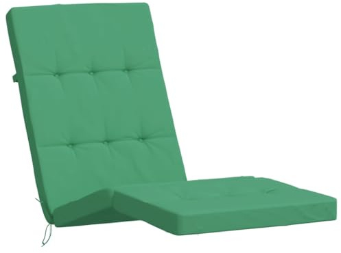 vidaXL Liegestuhl-Auflagen 2 STK. Grün Oxford-Gewebe