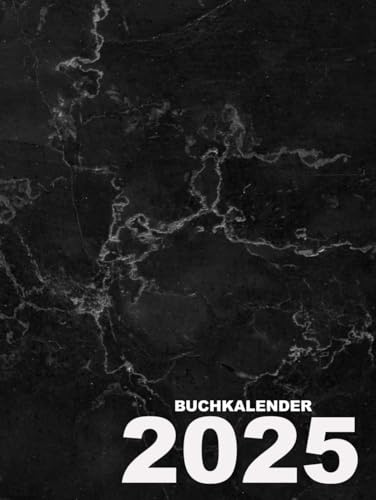 2025: buchkalender 1 tag 1 seite - 12 Monate Januar bis Dezember -groß A4