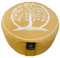 InufySoul® Cuscino da Meditazione/Gusci di Grano Saraceno/Rivestimento in Cotone Lavabile Rimovibile/Cuscino Yoga/Meditazione e Mindfulness (Marrone chiaro)