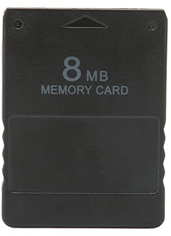 LOCADENCE 2 in 1 Game Console Memory Card, Plug and Play Memory Card for PS2 Game Console (8MB)