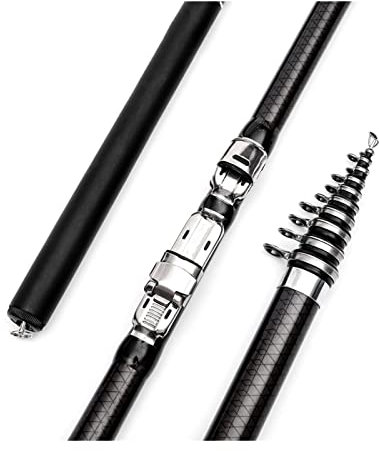 MHYSADGA Angelrute Neue Angelrute M Power Teleskop Angelrute Karpfen Rock Rod Ruten 2,7 m 3,6 m 4,5 m 5,4 m 6,3 m Teleskop-Angelrute