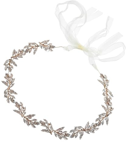 BESTYASH Cinturón De Boda Con Hojas Metálicas Dorado Para Mujer Cadena De Cintura Nupcial Accesorio Elegante Para Vestidos De Novia Y Dama De