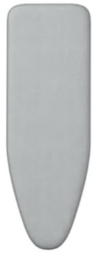KPEGAXS Copriasse da Stiro Nero 90x30cm 100x34cm 110x34cm 120x38cm Copriasse da Stiro E Pad con Imbottitura in Cotone Termoriflettente Chiusura Regolabile(Grey,90x30cm/36x12inch)