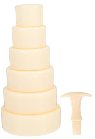 ULTECHNOVO Efficient Tart Shell Press Multi-Purpose Pastry Tamper French Tart Molds for Baking Pies