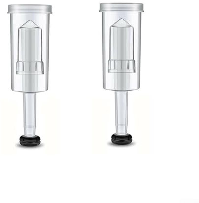 ZiStarlilife Homebrew Gärluftschleusen-Set, 2 Stück, 3-teilige Kunststoff-Luftschleusen, mit Silikonösen, für Bier-Weinherstellung, klar, leicht zu reinigen