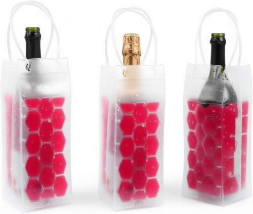No-Mess Portable Wine Chiller Bag – Instant Gel Cooler for 750ml Wine & Champagne – Perfect for Picnics, Gifts & Short-Term Chilling