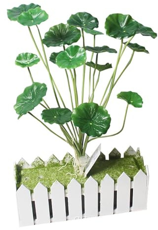 Artificial Begonia Leaves 18 Branches | Deformation Proof Lifelike Faux Plants for Home Garden/Porch/Opening Decor | Office Desk Decorations