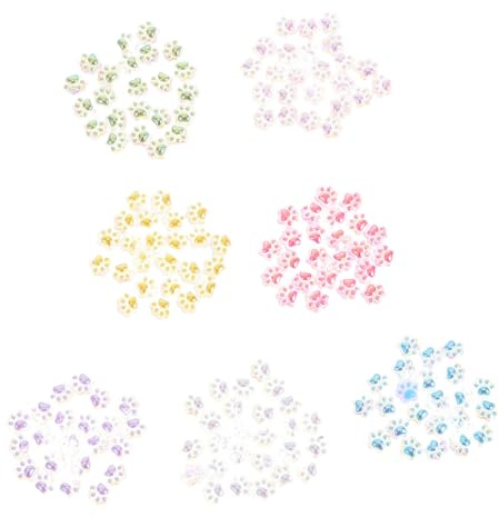 ERINGOGO 140 Pièces Miniatures Pattes Animaux Lumineuses Résine Figurines Miniatures pour Décoration Jardin de Fées Artisanat DIY et Maison de Poupée