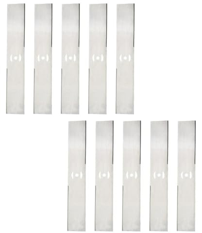 Luxuypon 2/5/10 x 200 mm in metallo per tagliaerba tagliaerba lame per tosaerba accessori accessori per casa giardino utensili elettrici (10 pezzi)