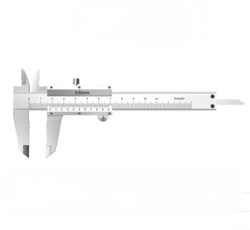 Messschieber, 0–100 mm, Mini-Metall-Messschieber mit Tiefenmesser, glatter Schiebemechanismus für genaue Messung, Heimwerkstatt