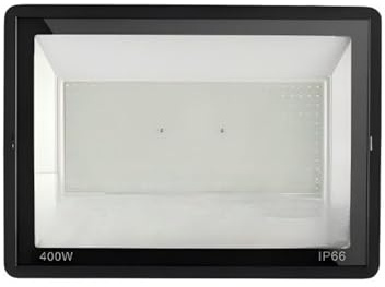 LED de 400W for exteriores, proyector resistente al agua IP66, farola cuadrada for jardín para garaje, patio, patio, parque infantil(6000K White light)