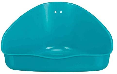 TRIXIE Ecktoilette für Nager - recycelt - diverse Farben - zufällige Auswahl - L 16 x H 7 x T 12/12 cm - 6254