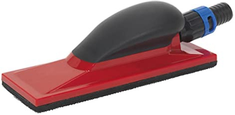 Sealey RE4012 70 x 198mm Dust-Free Sanding Block , Red
