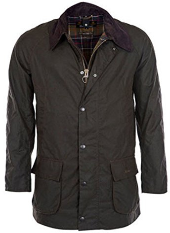 Barbour Bristol Wax Jacket - Olive - M