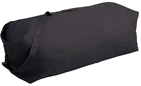 StanSport Unisex-Erwachsene Seesack mit Gurt, 127 X 36,8 X 36,8 cm, Schwarz, 50 X 14.5 X 14.5