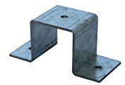 Quadratrohrschelle Schelle Quadratrohr, Bügelschelle, Balkenschelle, Vierkant 90mm x 90mm