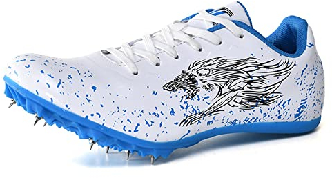 BLBK Spikes Leichtathletik Kinder 8 Nägel Unisex-Leichtathletikschuhe, Jugend Sportschuhe Sprint Herren Damen 36-45