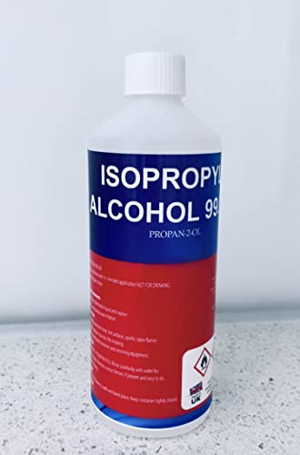 6 Science Isopropyl Alcohol High Purity 99.8%, Disinfectant & Anti-Bacterial Cleaning Agent, Supplied in HDPE chemical resistant bottle, Multi-Use Surface Cleaner - 5 Litre