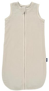 Alvi Mull-Schlafsack | Baby Schlafsack mit 0.5 TOG für den Sommer aus 100 % Baumwolle, atmungsaktiv für angenehmen Schlafkomfort